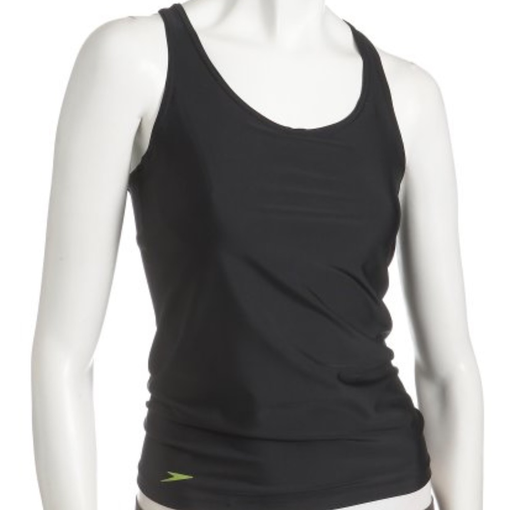 NWT Speedo AXCELERATE COMPRESSION RACERBACK TANK S